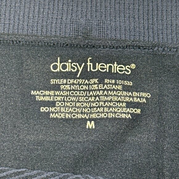 Daisy Fuentes Women's Size Medium Panty Brief Hi Cut Blue New Without Tags - Picture 3 of 6